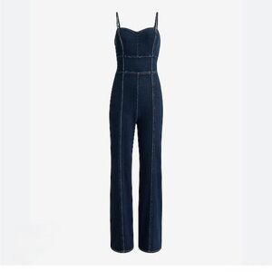 Express Dark Indigo Denim Jumpsuit